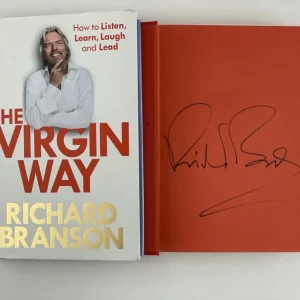 RICHARD BRANSON SIGNED AUTOGRAPH "THE VIRGIN WAY" BOOK - VIRGIN GALACTIC CEO