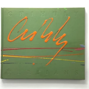 DALE CHIHULY SIGNED AUTOGRAPH W/ PAINT ON BOOK COVER "PERSIANS" - STILL SEALED!