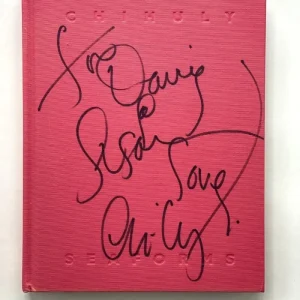 DALE CHIHULY SIGNED AUTOGRAPH "SEAFORMS" BOOK - WORLD-RENOWNED GLASS SCULPTOR
