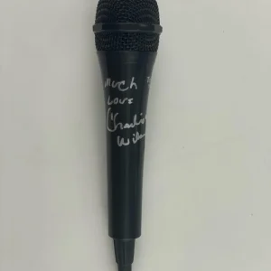 CHARLIE WILSON SIGNED AUTOGRAPH MICROPHONE MIC - UNCLE CHARLIE, VERY RARE W/ PSA