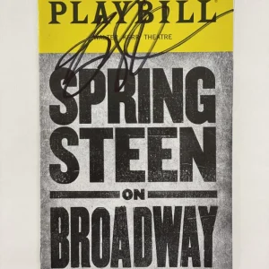 BRUCE SPRINGSTEEN SIGNED AUTOGRAPH ORIGINAL BROADWAY PLAYBILL - BORN TO RUN JSA