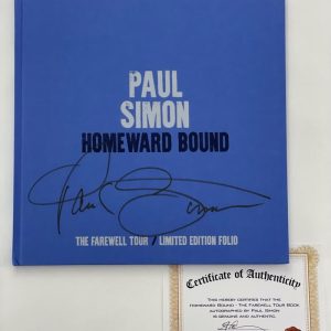 PAUL SIMON SIGNED AUTOGRAPH HOMEWARD BOUND FAREWELL TOUR BOOK PROGRAM #142/200
