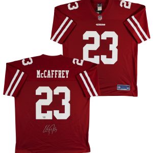 49ers Christian McCaffrey Signed Red Fanatics NFL Proline Jersey Fanatics