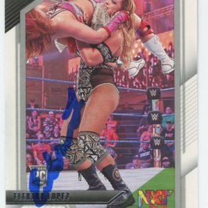 WWE Elektra Lopez Authentic Signed 2022 Panini NXT #33 Rookie Card BAS #BS86746