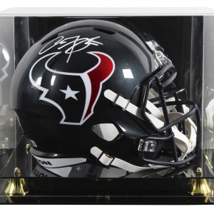 Texans Arian Foster Signed Full Size Speed Rep Helmet W/ Case BAS Witnessed