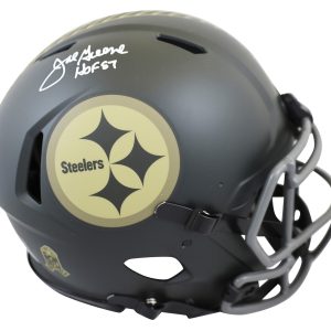 Steelers Joe Greene "HOF 87" Signed STS IV Full Size Speed Proline Helmet BAS W