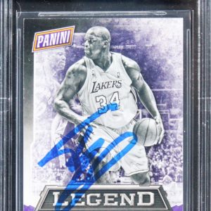 Shaquille O'Neal Signed 2018 Nat Convention Legends #LEG3 Card Auto 10! BAS Slab