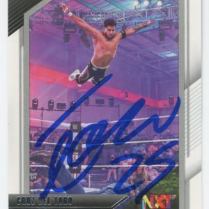 Cruz Del Toro WWE Authentic Signed 2022 Panini NXT #79 Card BAS #BS86715