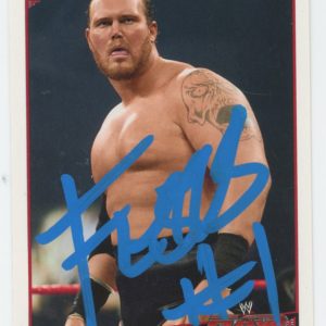 Festus WWE Authentic Signed 2009 Topps #23 Card BAS #BS86794
