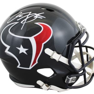 Texans Arian Foster Authentic Signed Full Size Speed Rep Helmet BAS Witnessed