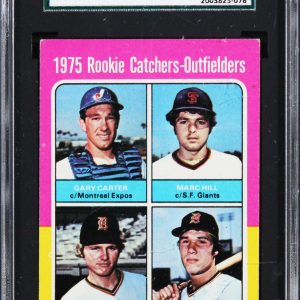 Expos Gary Carter 1975 Topps #620 Rookie Card Graded EX-5 SGC Authentic