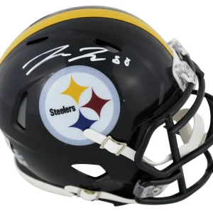 Steelers Pat Freiermuth Authentic Signed Speed Mini Helmet BAS Witnessed