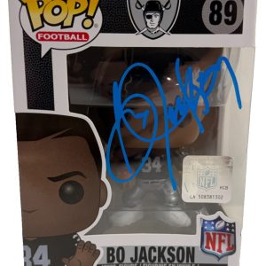 Bo Jackson Signed Raiders Funko Authentic Autograph Beckett Witness