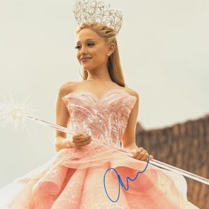 Ariana Grande Signed 11x14 Photo Glinda Wicked Authentic Autograph Beckett