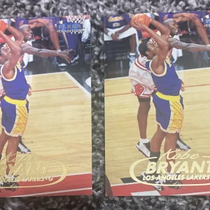 LOT OF (2) 1998 Fleer Tradition Kobe Bryant , featuring Michael Jordan Not Mint