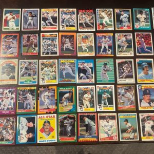 (50) Card Wade Boggs Vintage Card Lot 1980 1990's Boston Red Sox NM-MT