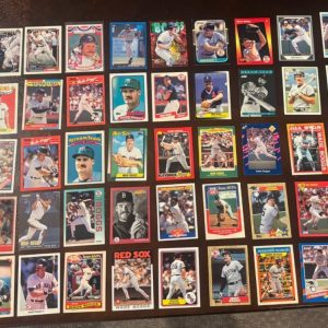 (50) Card Wade Boggs Vintage Card Lot 1980 1990's Boston Red Sox NM-MT