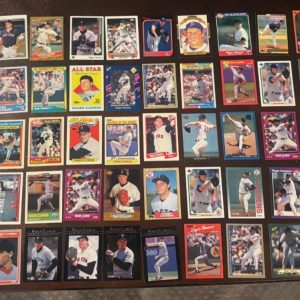 (50) Card Roger Clemens Vintage Card Lot 1980 1990's Boston Red Sox NM-MT
