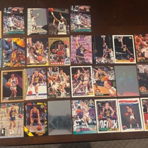 (36) Card Karl Malone John Stockton Vintage Card Lot 1980 1990's Utah Jazz NM-MT