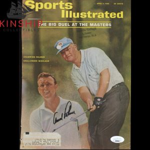 Arnold Palmer signed Sports Illustrated Magazine Cover Page JSA Golf Auto Z2305
