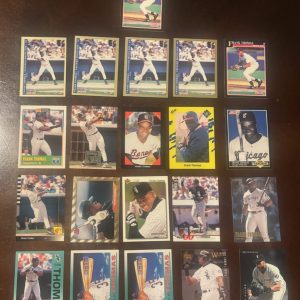 (23) Card Frank Thomas Vintage Card Lot Rookie 1980 1990's Chicago White Sox