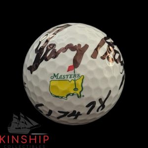 Gary Player signed Masters Logo Golf Ball JSA COA Inscribed 61,74,78 Rare A4105