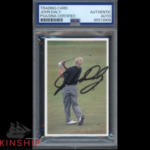 John Daly signed 1994 BBC Question Board Game Card PSA DNA Slab Golf Auto C5122