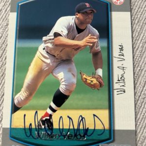 Wilton Veras signed autographed 2000 Bowman Baseball Card #366 Boston Red Sox