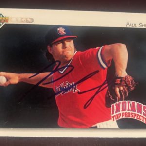 1992 Upper Deck Minor League #142 Paul Shuey signed autographed card Cleveland