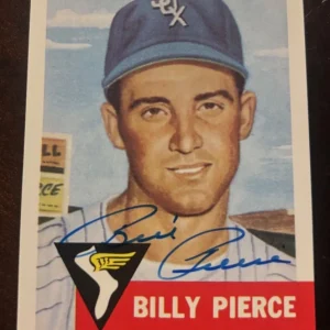 1991 Topps Archives 1953 #143 Billy Pierce signed autographed card White Sox