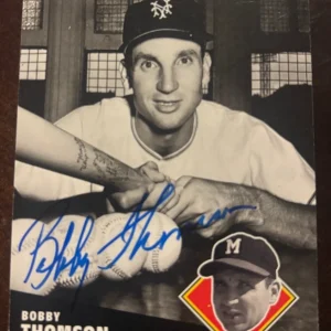 1994 Upper Deck All-Time Heroes #51 - Bobby Thompson signed autographed card