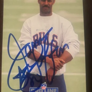 1991 Pro Line Portraits JAMES LOFTON signed autographed card #31 Buffalo Bills