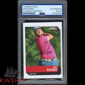 Jon Rahm signed 2019 SI for Kids Rookie Card PSA DNA Slab LIV Golf Auto C5140