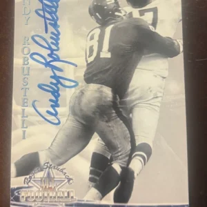 1994 Ted Williams #40 Andy Robustelli signed autographed card New York Giants