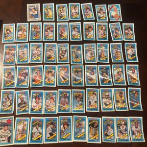 1980 Kelloggs 54 Card Lot Hall of Fame NRMT - MT Reggie Jackson Johnny Bench