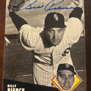 1994 Upper Deck All-Time Baseball Heroes Billy Pierce signed autographed card