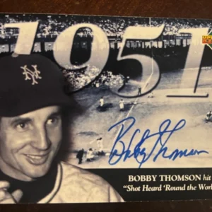 1994 Upper Deck All-Time Heroes #115 Bobby Thomson signed autographed card