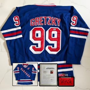 Wayne Gretzky Signed Jersey New York Rangers Beckett BAS 1 COA