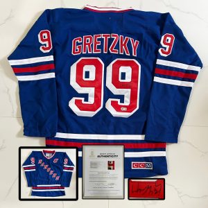 Wayne Gretzky Signed Jersey New York Rangers Beckett BAS COA