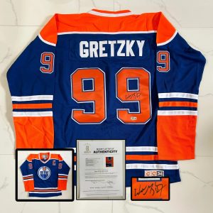 Wayne Gretzky Signed Jersey Edmonton Oilers Beckett BAS 1 COA