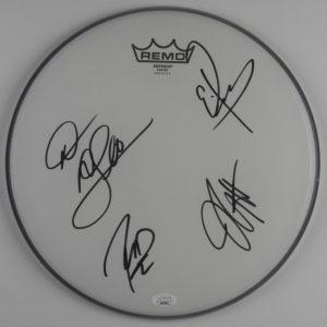 Stone Temple Pilots JSA Fully Signed Autograph Drum Head