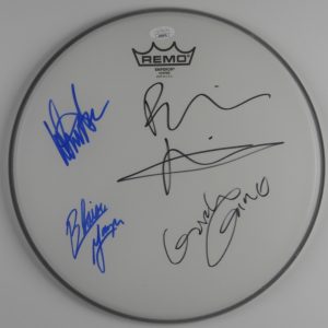 Violent Femmes JSA Fully Signed Autograph Drum Head