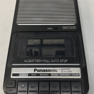 Panasonic RQ-2102 Slimline Portable Black Tested Works (Av)