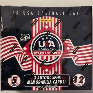 2025 Panini USA Stars & Stripes Baseball H2 Box (3 autos or mem)