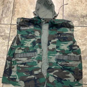 Rothco Ranger Vest Mens 3XL Green Woodland Camo Utility Outdoor Military Hood