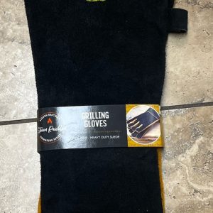 Steven Raichlen Best of Barbecue Extra Long Suede Grill Gloves (Pair) - SR8038