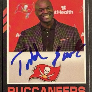 Todd Bowles Signed Autographed Custom Tampa Bay Buccaneers Card BAS Beckett