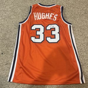 SYRACUSE ORANGE- ELIJAH HUGHES SIGNED AUTOGRAPH JERSEY ACOA COA BASKETBALL