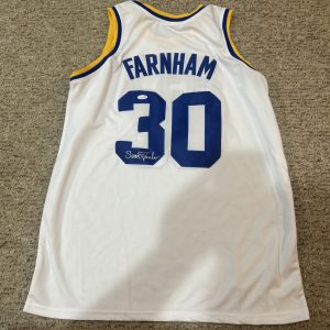UCLA BRUINS- SEAN FARNHAM SIGNED AUTOGRAPH JERSEY ACOA COA BASKETBALL ESPN