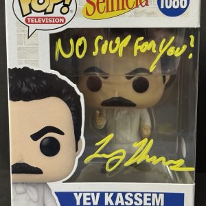 Funko Pop YEV KASSEM SEINFELD LARRY THOMAS SIGNED!! SOUP NAZI Jsa Certified